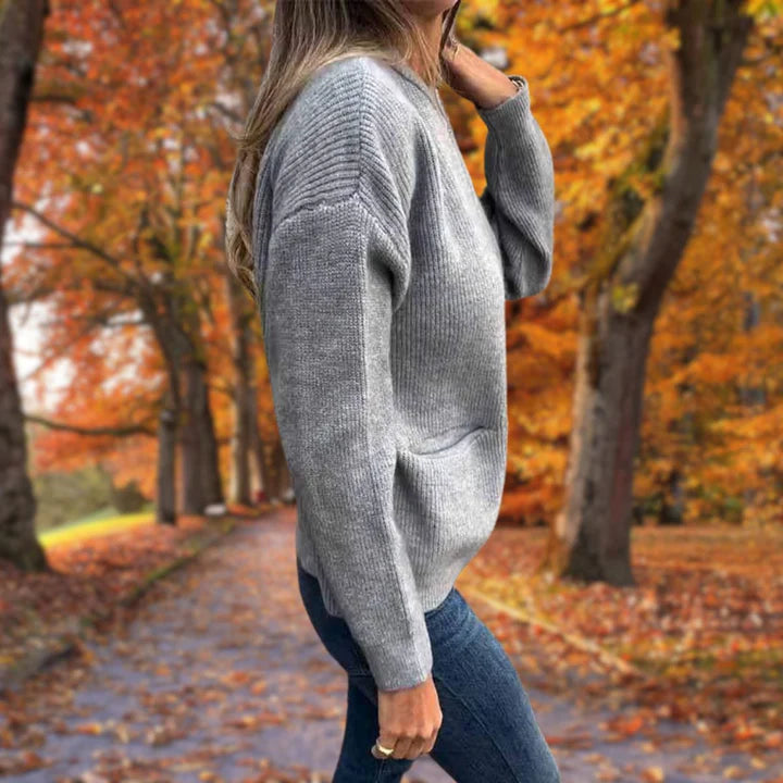 Stijlvol herfst vest met ritssluiting voor dames