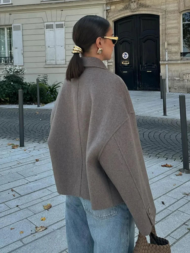 Moderne Oversized Jas voor Vrouwen