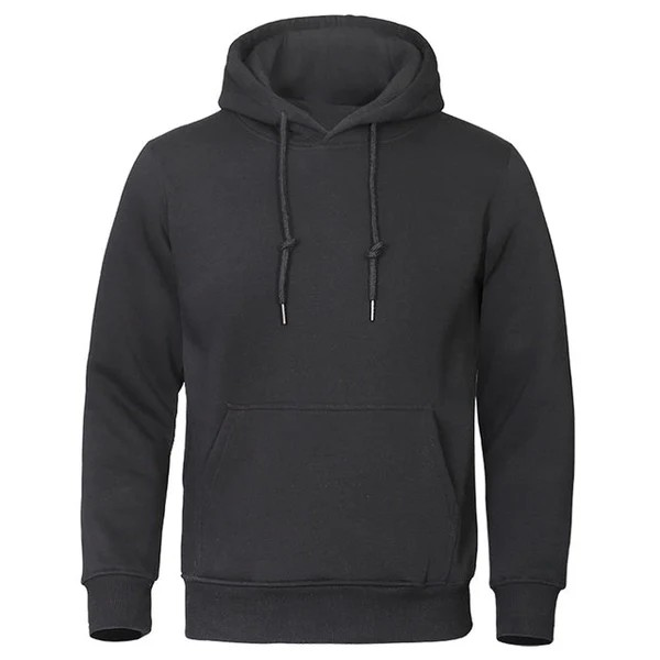 Casual Hoodie plain voor de herfst en winter