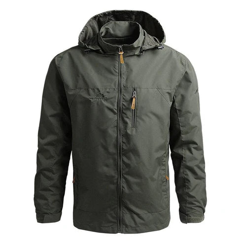 Water- en winddichte softshell met capuchon voor heren