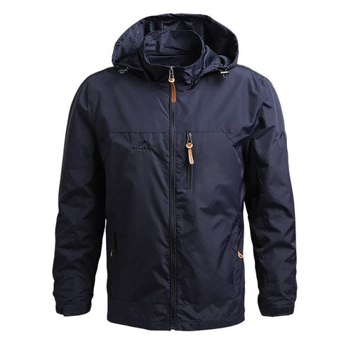 Water- en winddichte softshell met capuchon voor heren