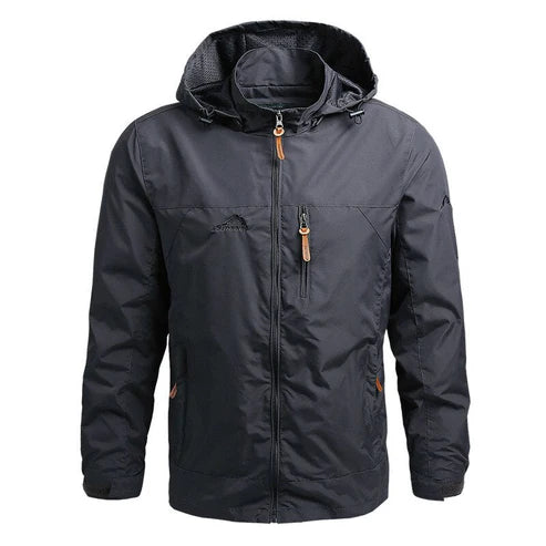 Water- en winddichte softshell met capuchon voor heren