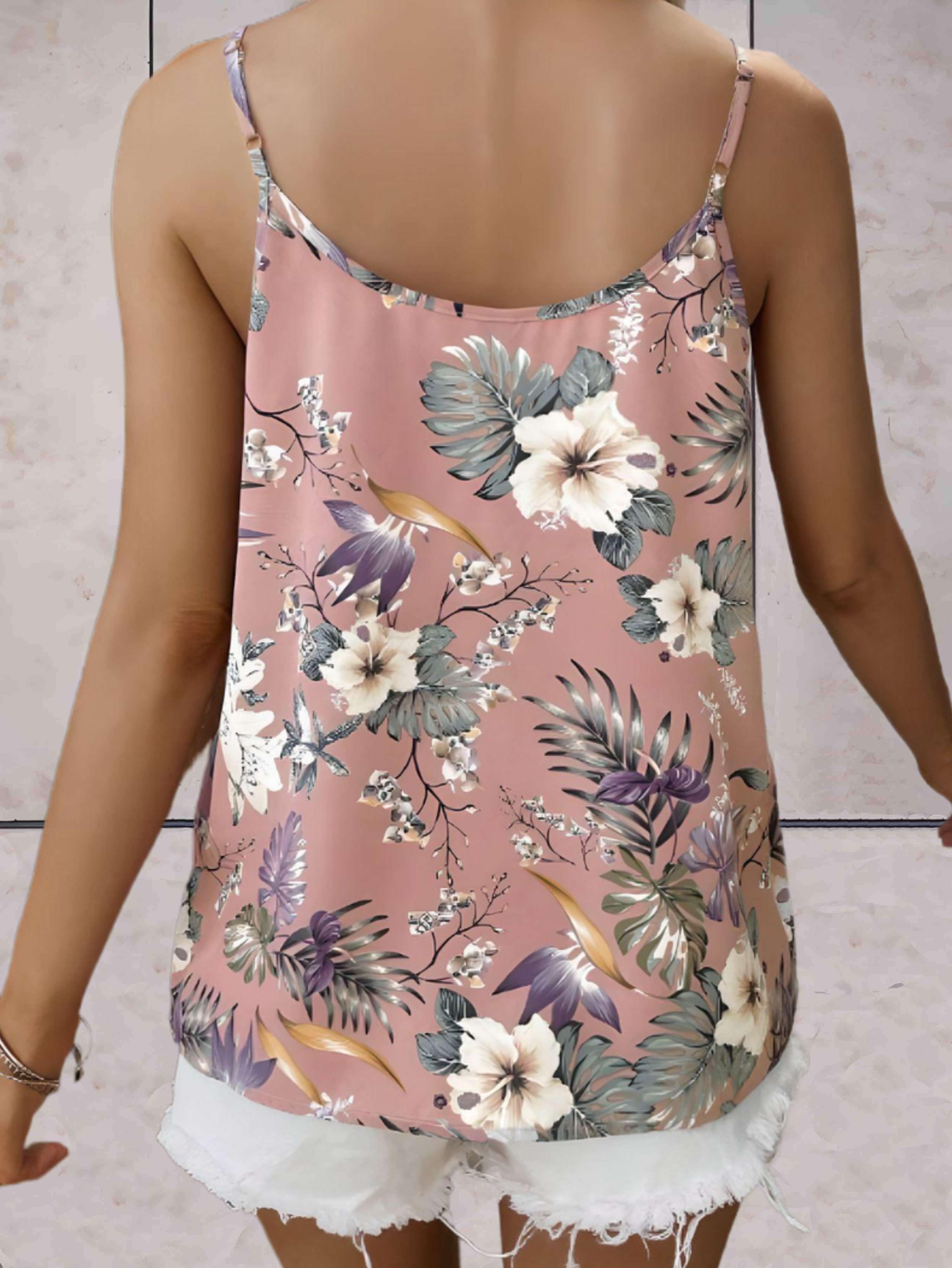 Cendy - Luchtige Bloemen Dames Top - Sky-Sense