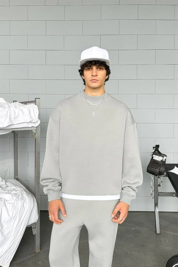 Oversized sweater voor heren