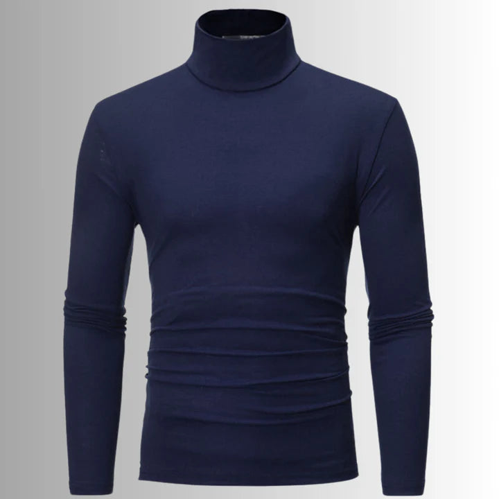 Casual slim-fit coltrui voor heren