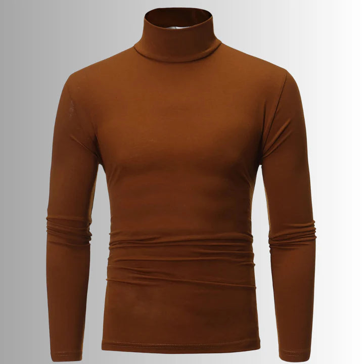 Casual slim-fit coltrui voor heren