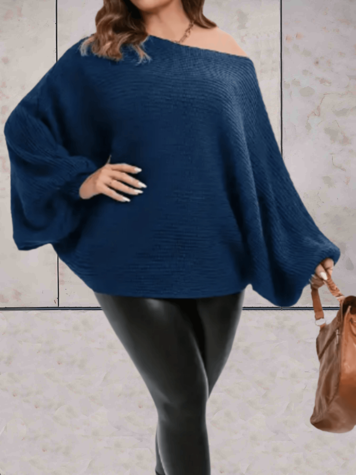 Olivia - Plus Size Sweater DONE - Sky-Sense