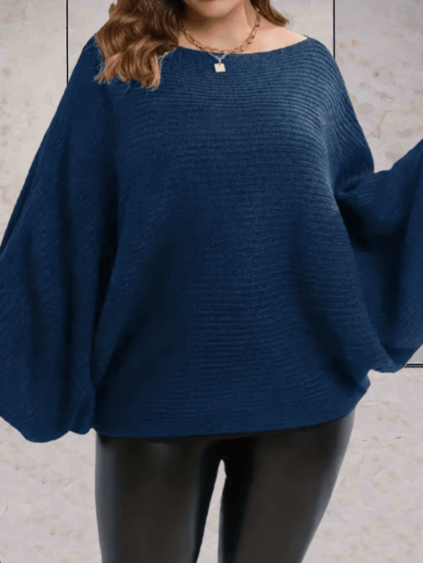 Olivia - Plus Size Sweater DONE - Sky-Sense