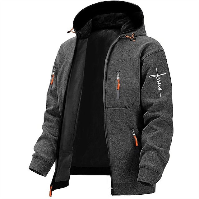 Warme stoere hoodie voor mannen herfst en winter