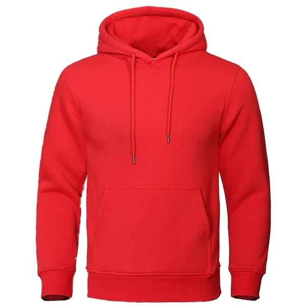 Casual Hoodie plain voor de herfst en winter