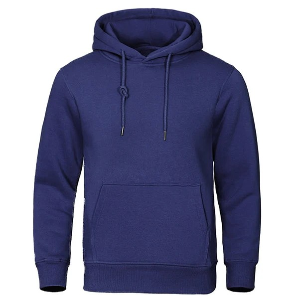 Casual Hoodie plain voor de herfst en winter