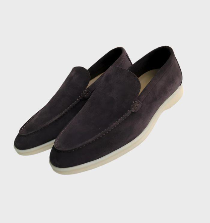 Levy - Super stijlvolle en comfortabele leren loafers suede voor mannen - Sky-Sense