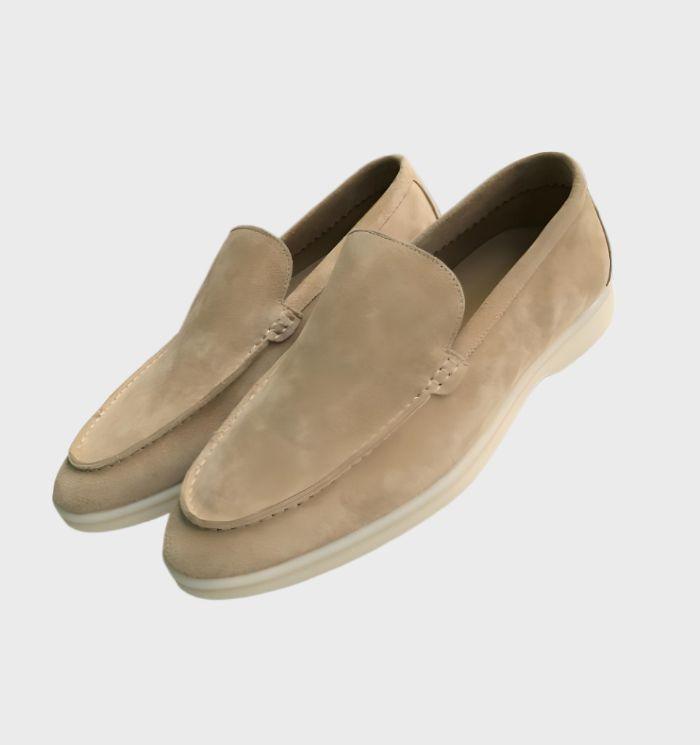 Levy - Super stijlvolle en comfortabele leren loafers suede voor mannen - Sky-Sense