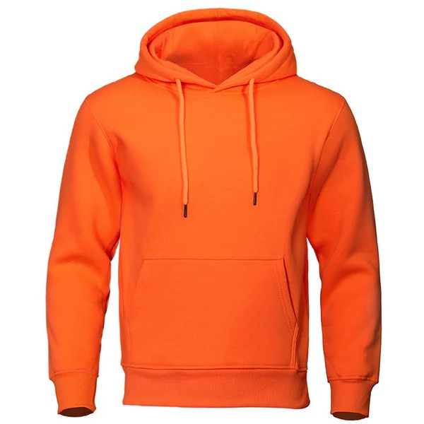 Casual Hoodie plain voor de herfst en winter