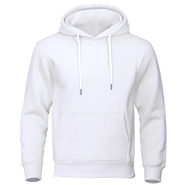 Casual Hoodie plain voor de herfst en winter