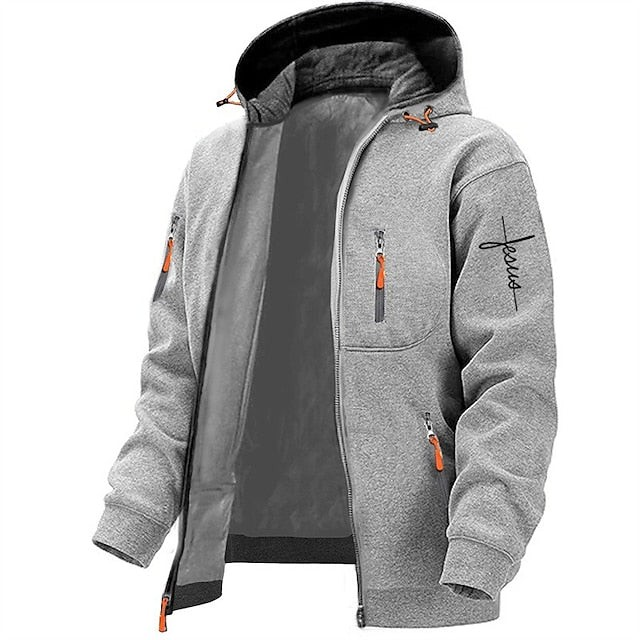 Warme stoere hoodie voor mannen herfst en winter